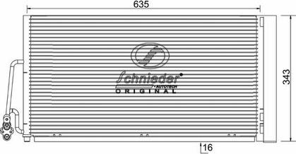 SCHNIEDER AUTOTECH MCS85.00171 - Kondenser, kondisioner furqanavto.az