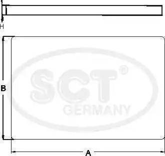SCT-MANNOL SAK 265 - Filtr, daxili hava furqanavto.az