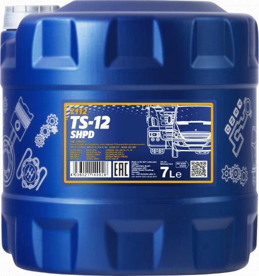 SCT-MANNOL TS-12 SHPD 10W-30 - Mühərrik yağı furqanavto.az