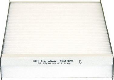 SCT-MANNOL SA 1322 - Filtr, daxili hava furqanavto.az