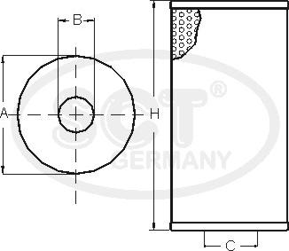 SCT-MANNOL SC 7037 P - Yanacaq filtri furqanavto.az