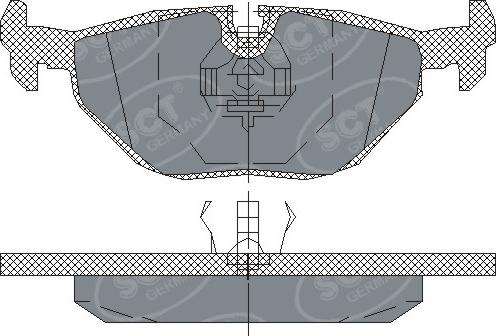 DJ Parts BP2265 - Əyləc altlığı dəsti, əyləc diski furqanavto.az