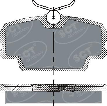 Woking 045310 - Əyləc altlığı dəsti, əyləc diski furqanavto.az