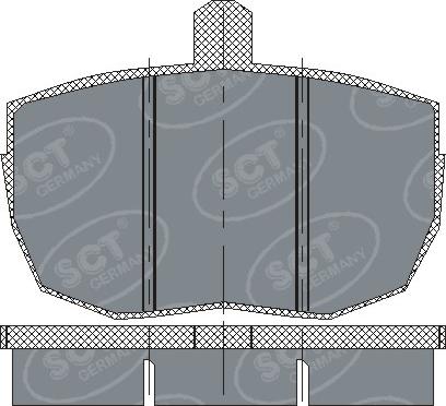 Unipart GBP267AF - Əyləc altlığı dəsti, əyləc diski furqanavto.az