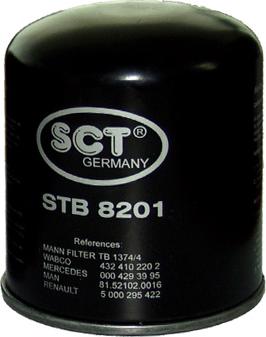 SCT-MANNOL STB 8201 - Hava qurutma kartuşu, sıxılmış hava sistemi furqanavto.az