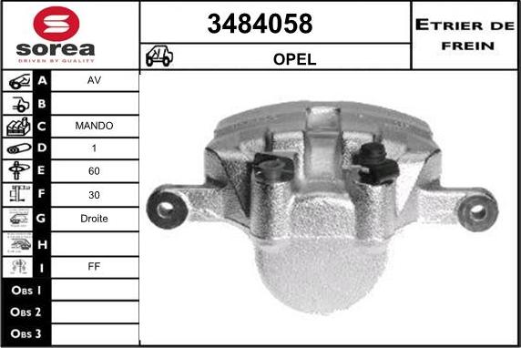 Sera 3484058 - Əyləc kaliperi furqanavto.az