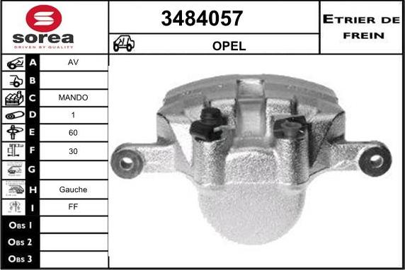 Sera 3484057 - Əyləc kaliperi furqanavto.az