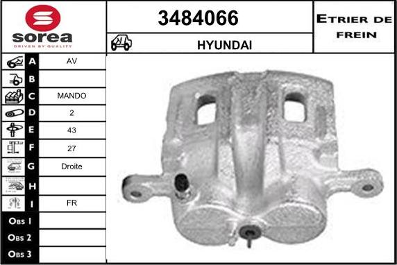 Sera 3484066 - Əyləc kaliperi furqanavto.az