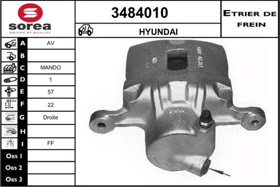 Sera 3484010 - Əyləc kaliperi furqanavto.az