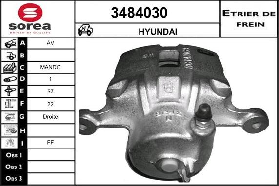 Sera 3484030 - Əyləc kaliperi furqanavto.az