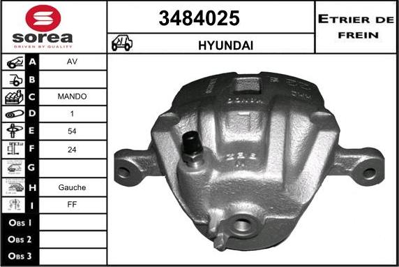 Sera 3484025 - Əyləc kaliperi furqanavto.az