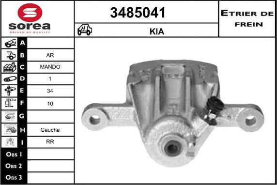 Sera 3485041 - Əyləc kaliperi furqanavto.az