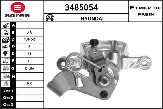 Sera 3485054 - Əyləc kaliperi furqanavto.az