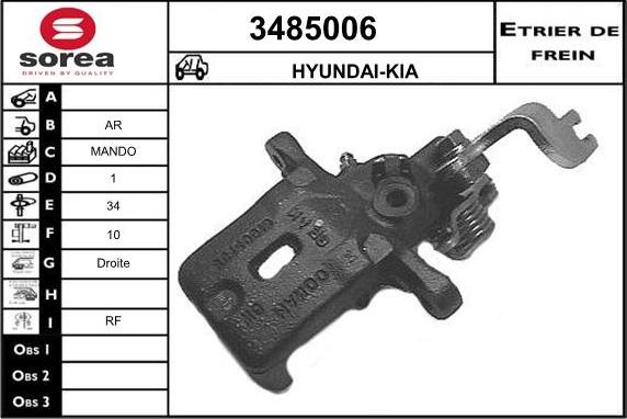 Sera 3485006 - Əyləc kaliperi furqanavto.az