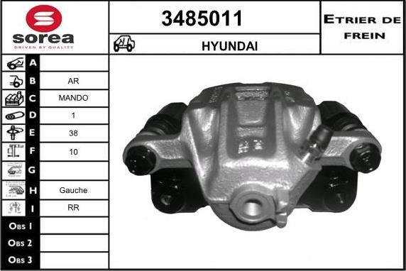 Sera 3485011 - Əyləc kaliperi furqanavto.az