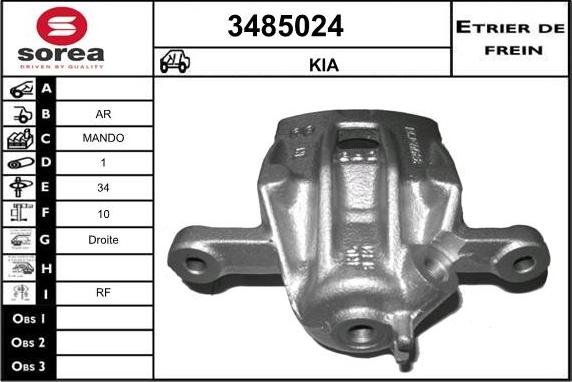 Sera 3485024 - Əyləc kaliperi furqanavto.az