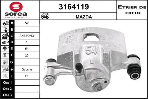 Sera 3164119 - Əyləc kaliperi furqanavto.az