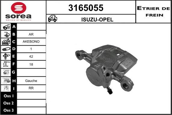 Sera 3165055 - Əyləc kaliperi furqanavto.az