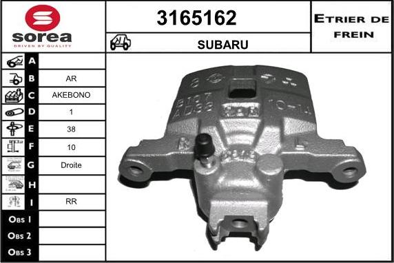 Sera 3165162 - Əyləc kaliperi furqanavto.az