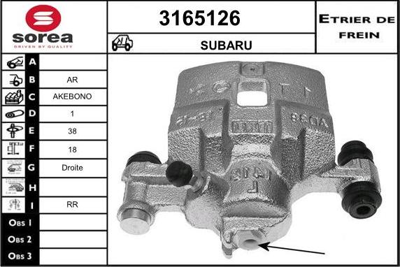 Sera 3165126 - Əyləc kaliperi furqanavto.az