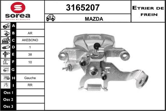 Sera 3165207 - Əyləc kaliperi furqanavto.az