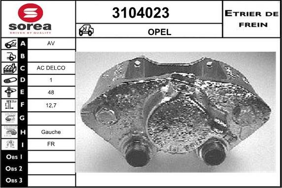 Sera 3104023 - Əyləc kaliperi furqanavto.az