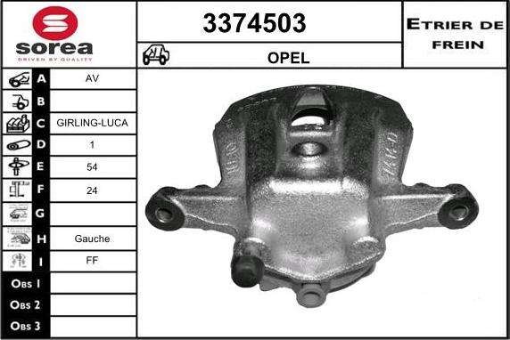 Sera 3374503 - Əyləc kaliperi furqanavto.az