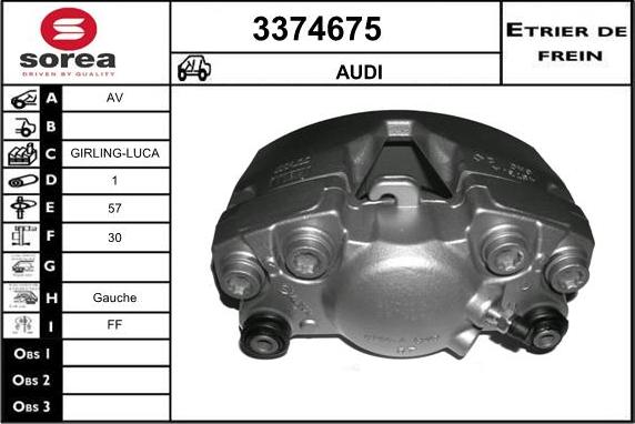 Sera 3374675 - Əyləc kaliperi furqanavto.az