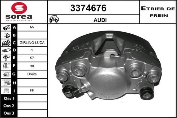 Sera 3374676 - Əyləc kaliperi furqanavto.az