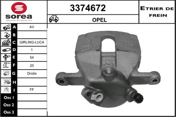 Sera 3374672 - Əyləc kaliperi furqanavto.az