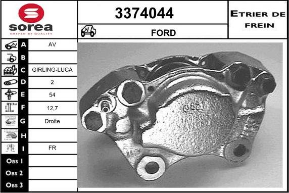 Sera 3374044 - Əyləc kaliperi furqanavto.az