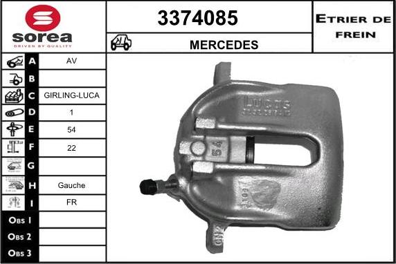 Sera 3374085 - Əyləc kaliperi furqanavto.az