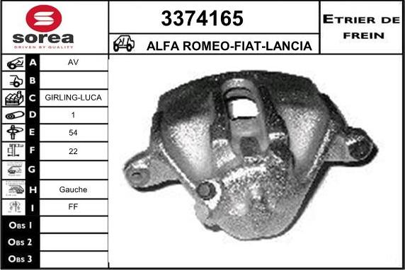 Sera 3374165 - Əyləc kaliperi furqanavto.az