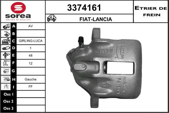 Sera 3374161 - Əyləc kaliperi furqanavto.az