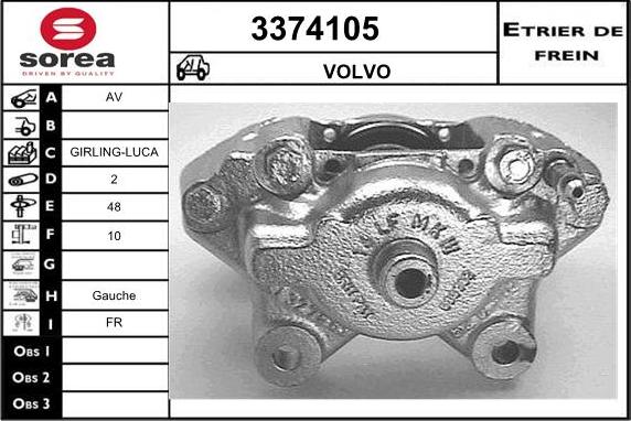 Sera 3374105 - Əyləc kaliperi furqanavto.az