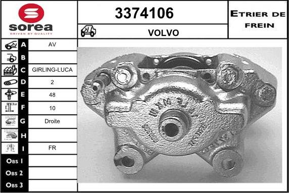 Sera 3374106 - Əyləc kaliperi furqanavto.az