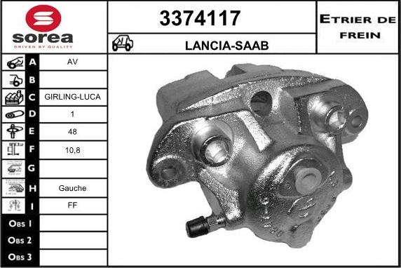 Sera 3374117 - Əyləc kaliperi furqanavto.az