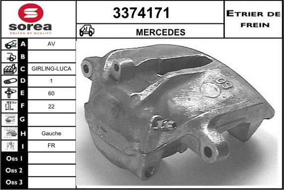 Sera 3374171 - Əyləc kaliperi furqanavto.az