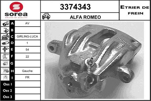 Sera 3374343 - Əyləc kaliperi furqanavto.az