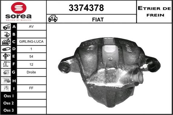 Sera 3374378 - Əyləc kaliperi furqanavto.az