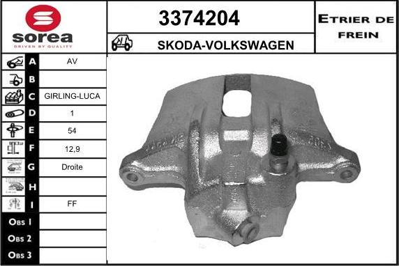 Sera 3374204 - Əyləc kaliperi furqanavto.az