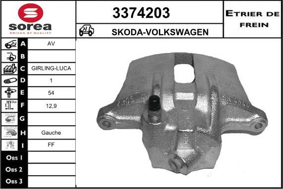 Sera 3374203 - Əyləc kaliperi furqanavto.az