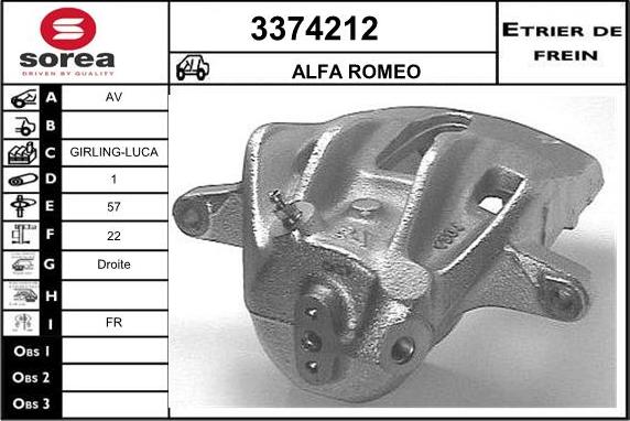 Sera 3374212 - Əyləc kaliperi furqanavto.az