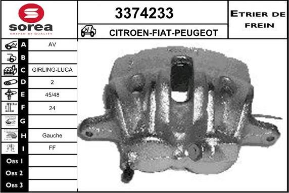 Sera 3374233 - Əyləc kaliperi furqanavto.az