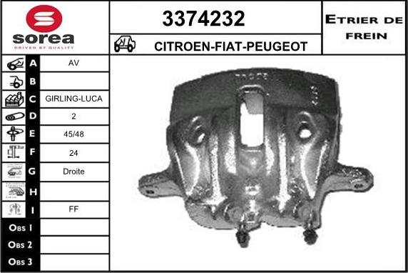 Sera 3374232 - Əyləc kaliperi furqanavto.az