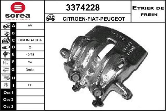 Sera 3374228 - Əyləc kaliperi furqanavto.az