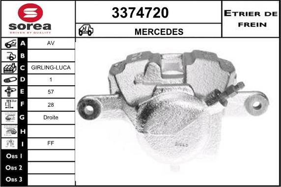 Sera 3374720 - Əyləc kaliperi furqanavto.az