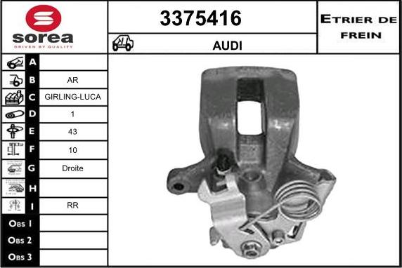 Sera 3375416 - Əyləc kaliperi furqanavto.az