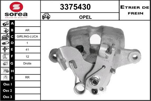 Sera 3375430 - Əyləc kaliperi furqanavto.az