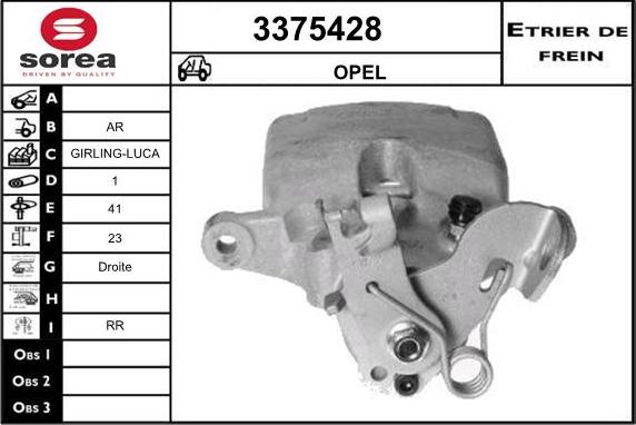 Sera 3375428 - Əyləc kaliperi furqanavto.az